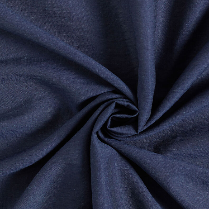 Voile en viscose mélangé – bleu marine,  image number 1