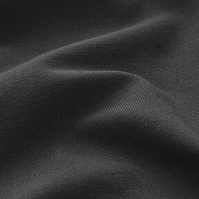 Jersey coton Medium uni – noir, 
