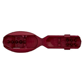 Extrémité de cordon Clip [Longueur : 25 mm] – rouge bordeaux, 