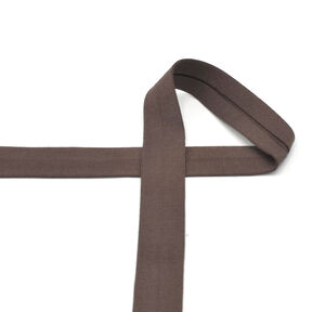 Biais Jersey coton [20 mm] – marron noir, 