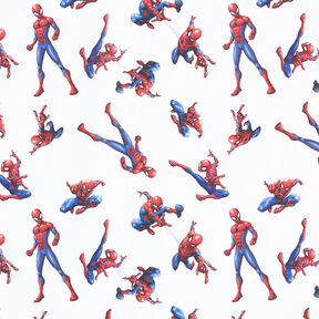 Cretonne Tissu sous licence Spiderman | Marvel – blanc, 
