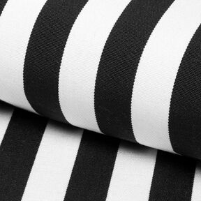 Extérieur Tissu pour chaise longue Rayures verticales 44 cm – noir, 