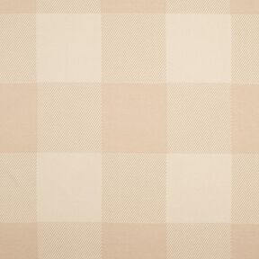 Tissu de décoration Jacquard Plaid Vichy – beige, 