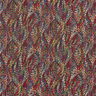 Tissu de décoration Gobelin Vagues tachetées – noir/rouge,  thumbnail number 1