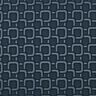 Tissu de doublure Jacquard Motif rétro – bleu marine,  thumbnail number 1