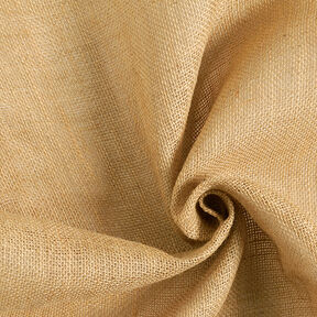 Tissu de décoration Jute Uni 150 cm – beige, 