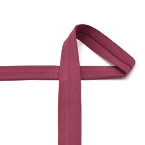 Biais Jersey coton [20 mm] – rouge bordeaux, 