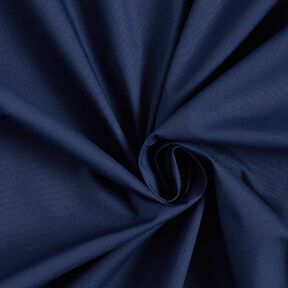 Tissu en polyester et coton mélangés, facile d’entretien – bleu marine, 