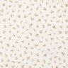 Tissu double gaze de coton Petites branches | by Poppy – ivoire/brun faon,  thumbnail number 1