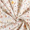 Tissu en coton Cretonne Feuilles scandinaves – ivoire/bronze,  thumbnail number 3