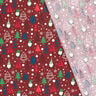 Tissu en coton Popeline Lutins et sapins – rouge foncé,  thumbnail number 4