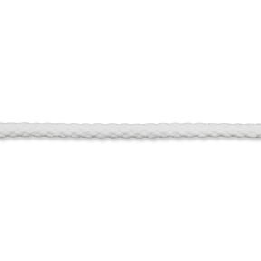 Cordon en coton [Ø 5 mm] – blanc, 