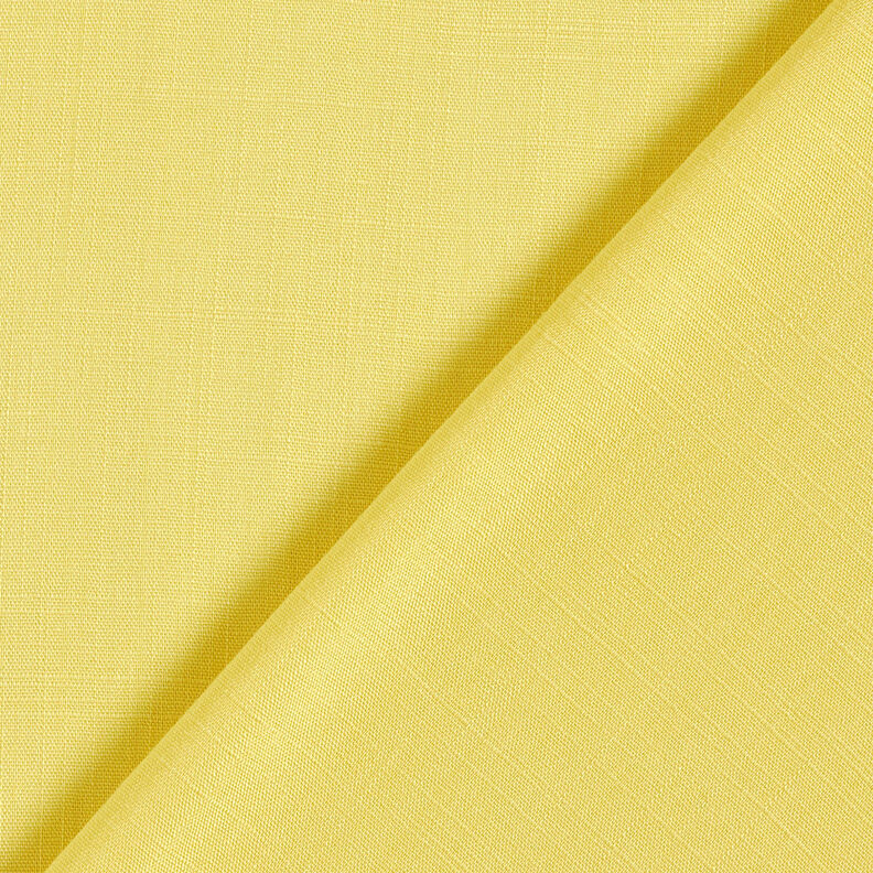 Tissu en viscose aspect lin – jaune clair,  image number 4