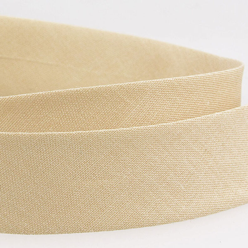 Biais Polycotton [20 mm] – beige clair,  image number 2