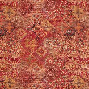 Tissu de décoration Gobelin tapis tissé – terre cuite/rouge feu, 