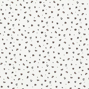Tissu Nicki Petit motif léopard – blanc, 