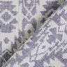 Tissu double gaze de coton Motif aztèque jacquard | by Poppy bleu nuit/gris brume,  thumbnail number 6