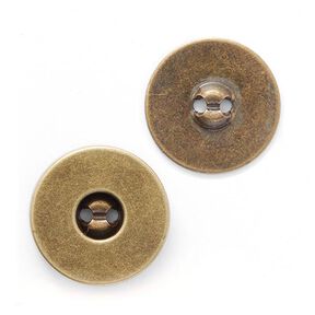Bouton magnétique [ Ø18 mm ] – or métallique ancien, 