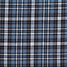 Flanelle Tartan écossais – noir/bleu,  thumbnail number 1