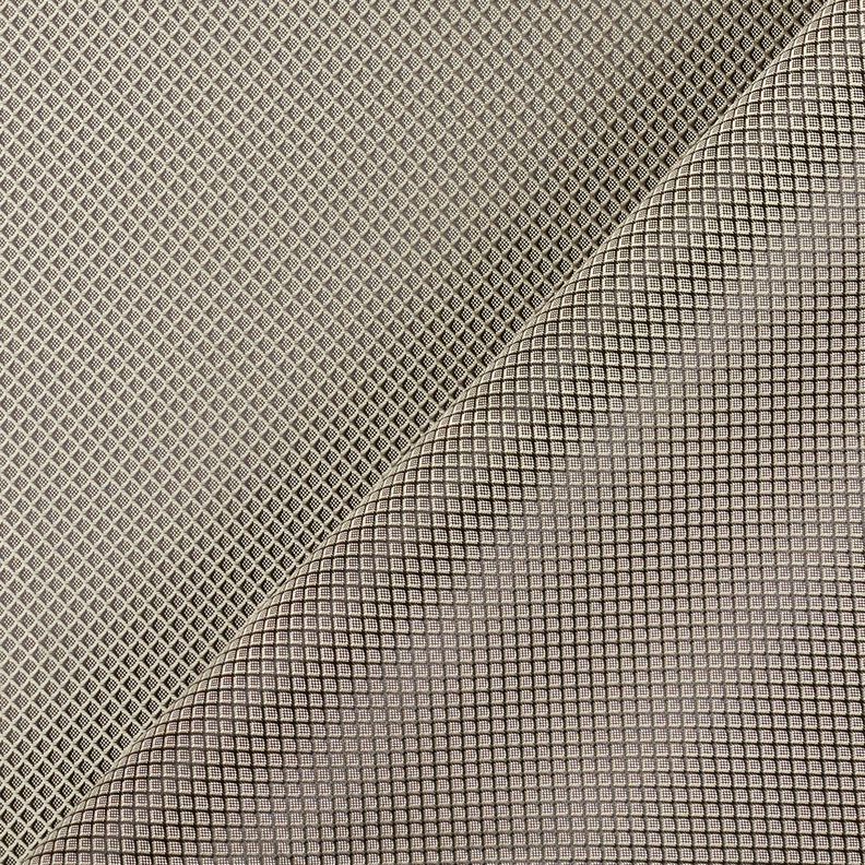 Tissu de doublure Jacquard Petits losanges – gris,  image number 3