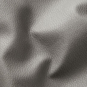 Tissu de revêtement Imitation cuir Léger gaufrage – gris, 